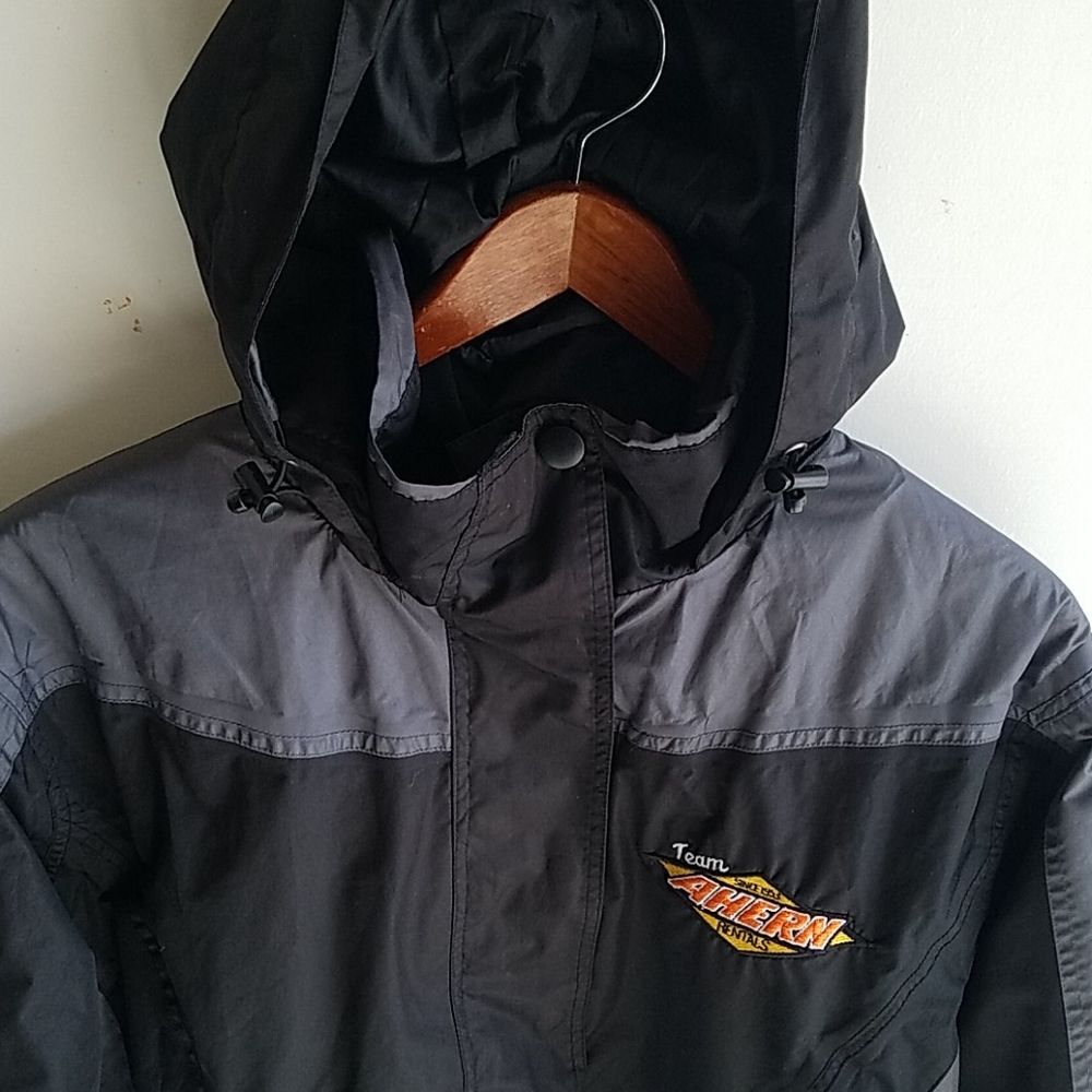 Men's Jacket Medium Polyester Zip And Button-Front - image 2